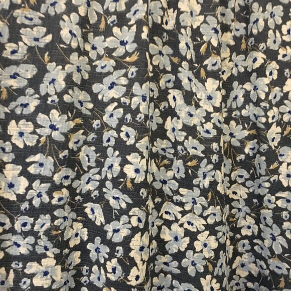 NWT Only Vintage Indigo Ranch 3/4 Open Back Dress - Picture 12 of 16